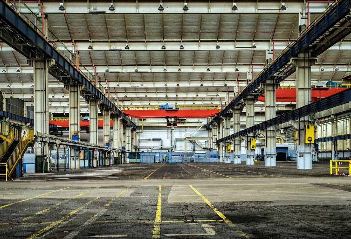 Industrial facility with energy infrastructure